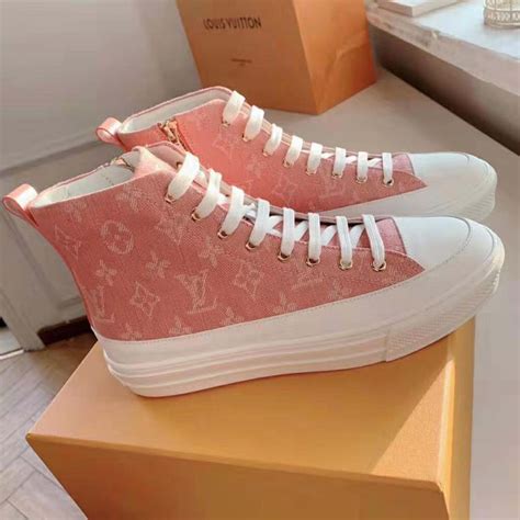 basket femme louis vuitton|Louis Vuitton denim sneakers women's.